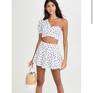 Beach Riot Jasper Skirt and One Shoulder Top Set